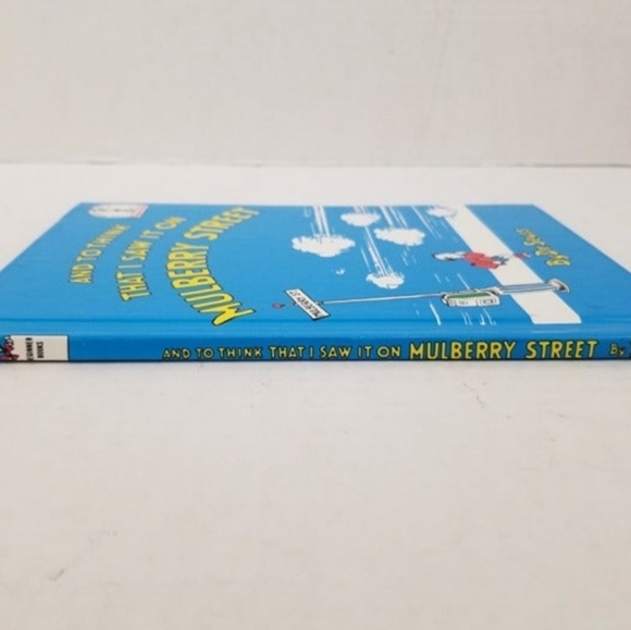 Dr. Seuss And To Think That I Saw It On Mulberry Street BOOK CLUB EDITION - Picture 5 of 5